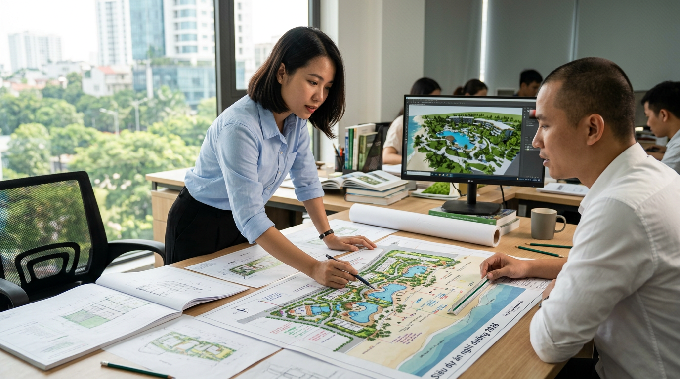 tuyển dụng kiến trúc sư cảnh quan