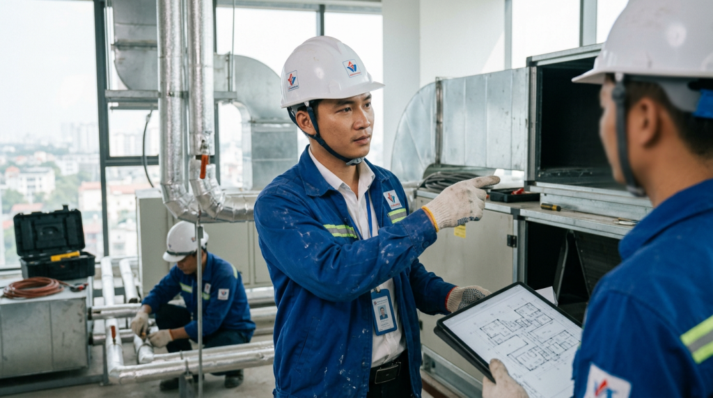 Tuyển Kỹ sư Nhiệt lạnh: Thiết kế, thi công hệ thống, chế độ công tác phí đầy đủ