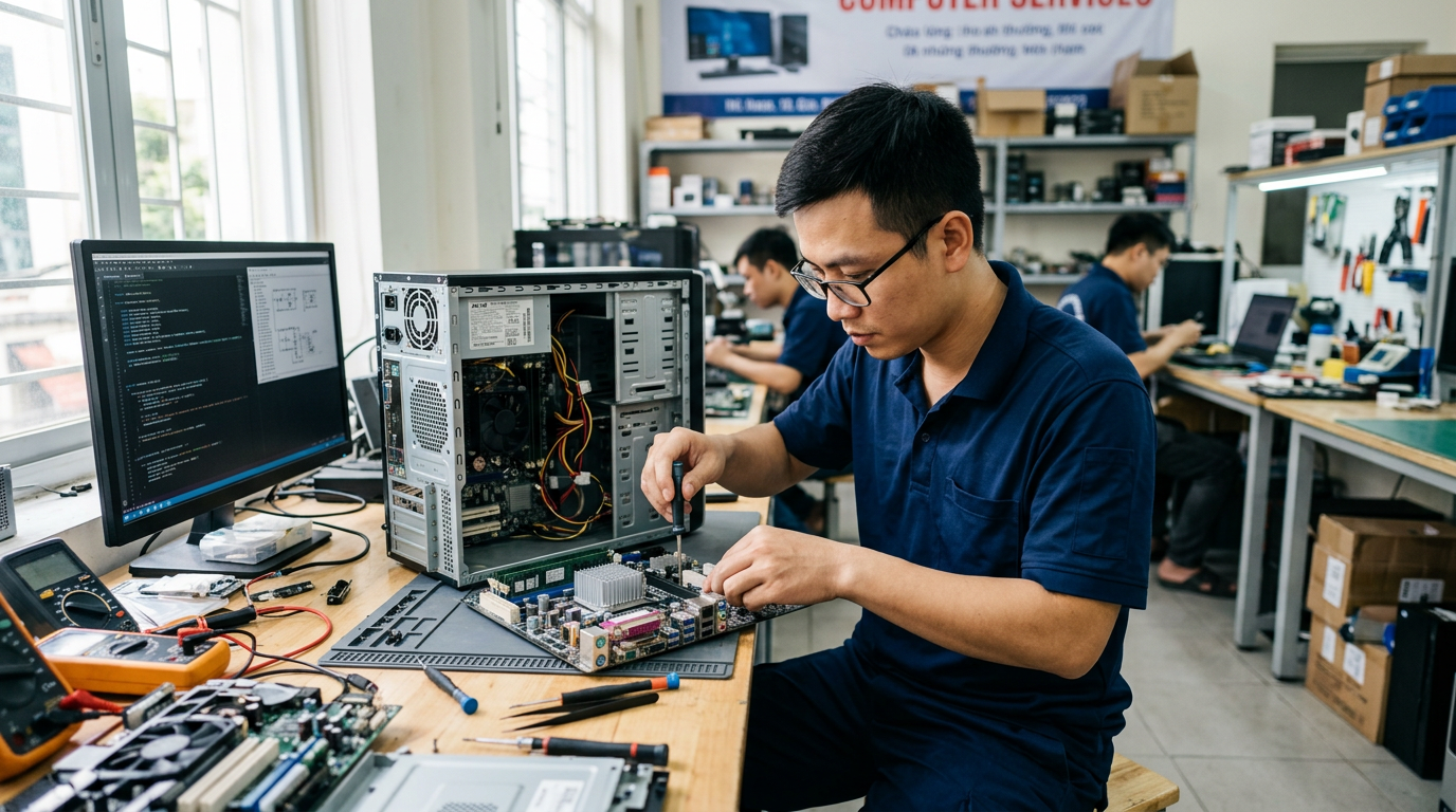 tuyển dụng kỹ thuật viên máy tính