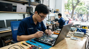 Tuyển Kỹ thuật viên sửa chữa máy tính: Lương cứng + Hoa hồng dịch vụ