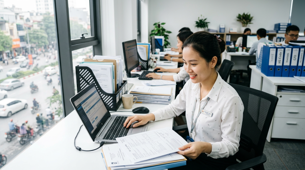 Tuyển nhân viên chứng từ xuất nhập khẩu: Lương cao, phúc lợi tốt