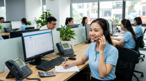 Tuyển nhân viên CSKH qua điện thoại: Data có sẵn, không áp doanh số