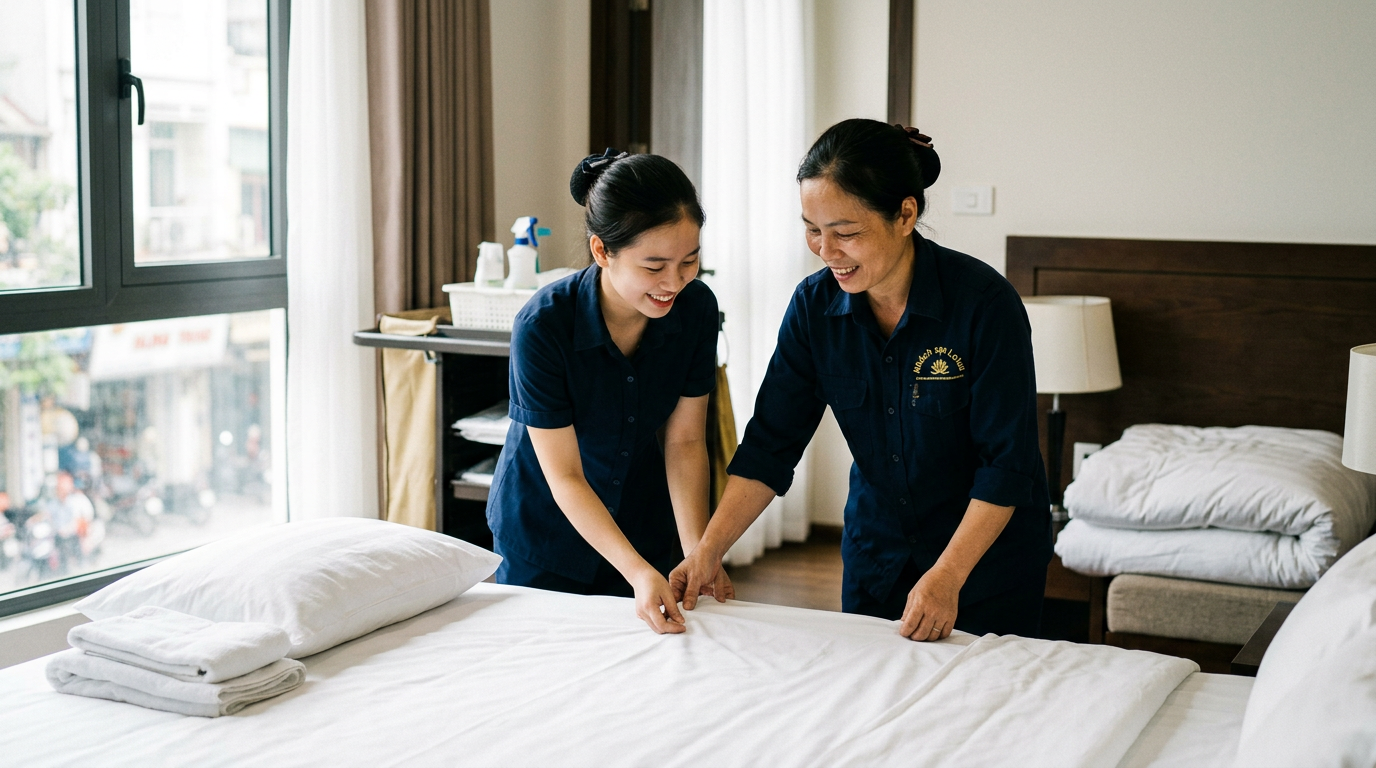 tuyển dụng nhân viên dọn phòng khách sạn