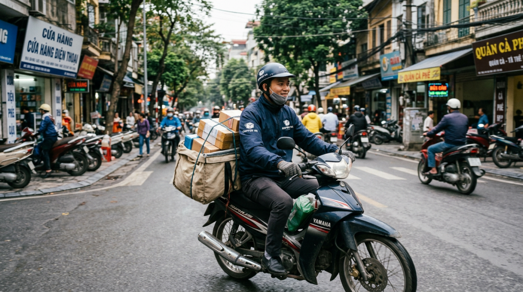 Tuyển nhân viên giao hàng (Shipper): Chạy tuyến cố định, thu nhập tốt
