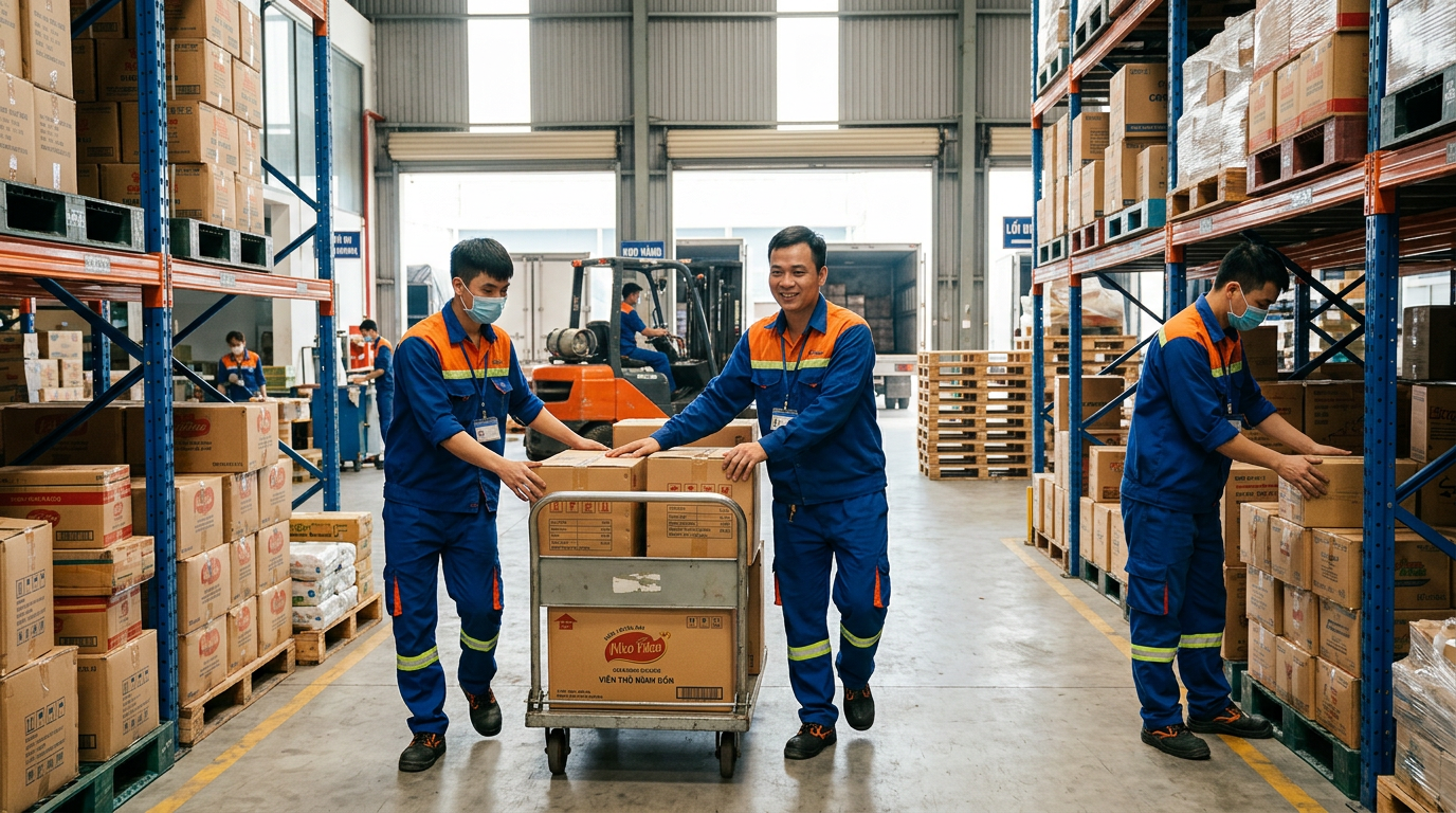 tuyển nhân viên kho bãi