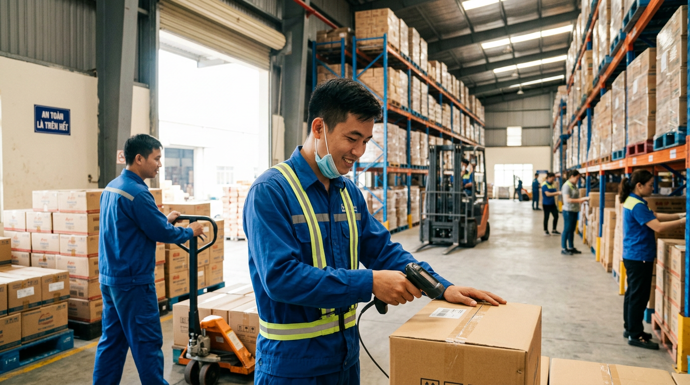 tuyển nhân viên kho bãi