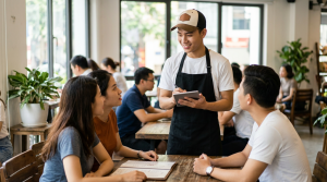 Tuyển nhân viên Order/Phục vụ: Việc làm part-time linh hoạt cho sinh viên