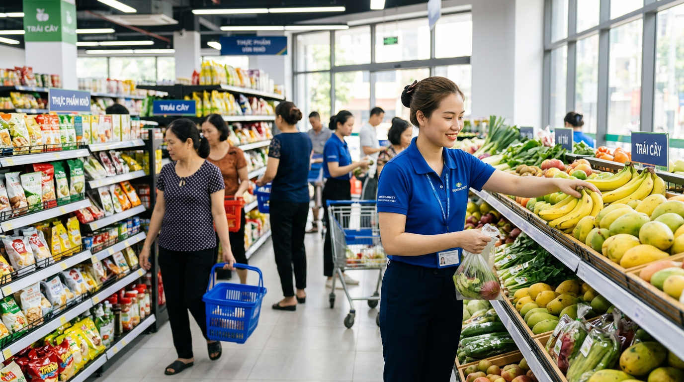 tuyển dụng nhân viên siêu thị