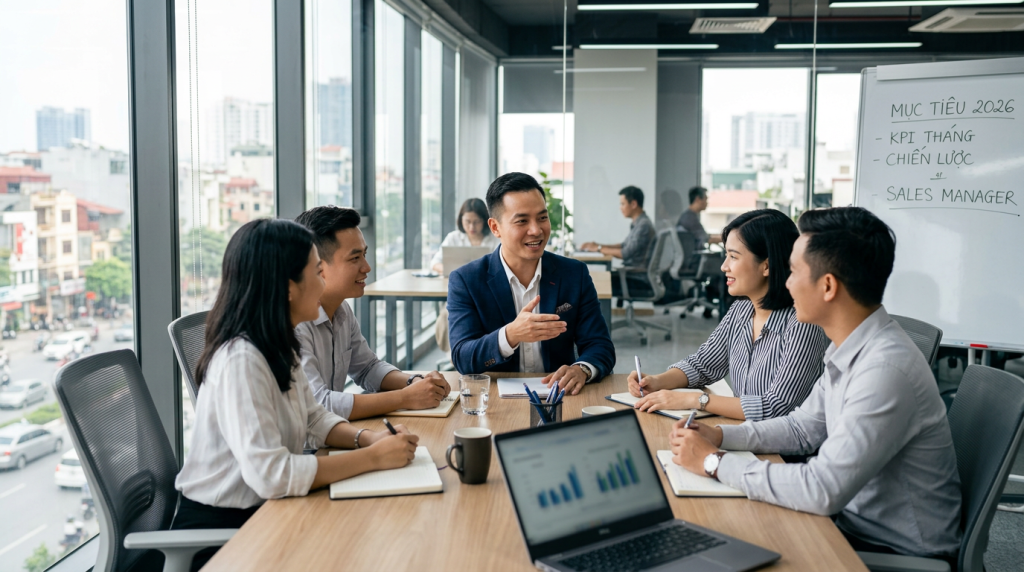 Tuyển Quản lý kinh doanh (Sales Manager): Lương cơ bản cao + Thưởng doanh số