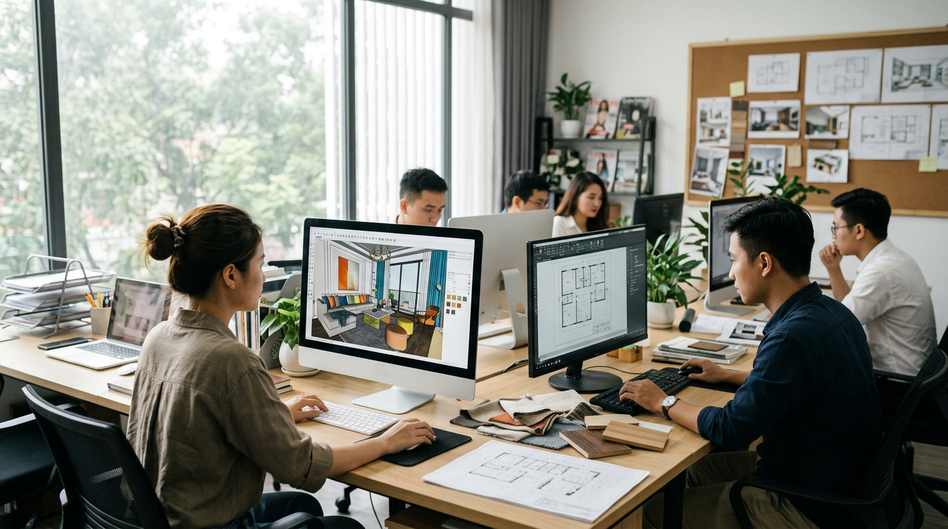 tuyển thiết kế nội thất