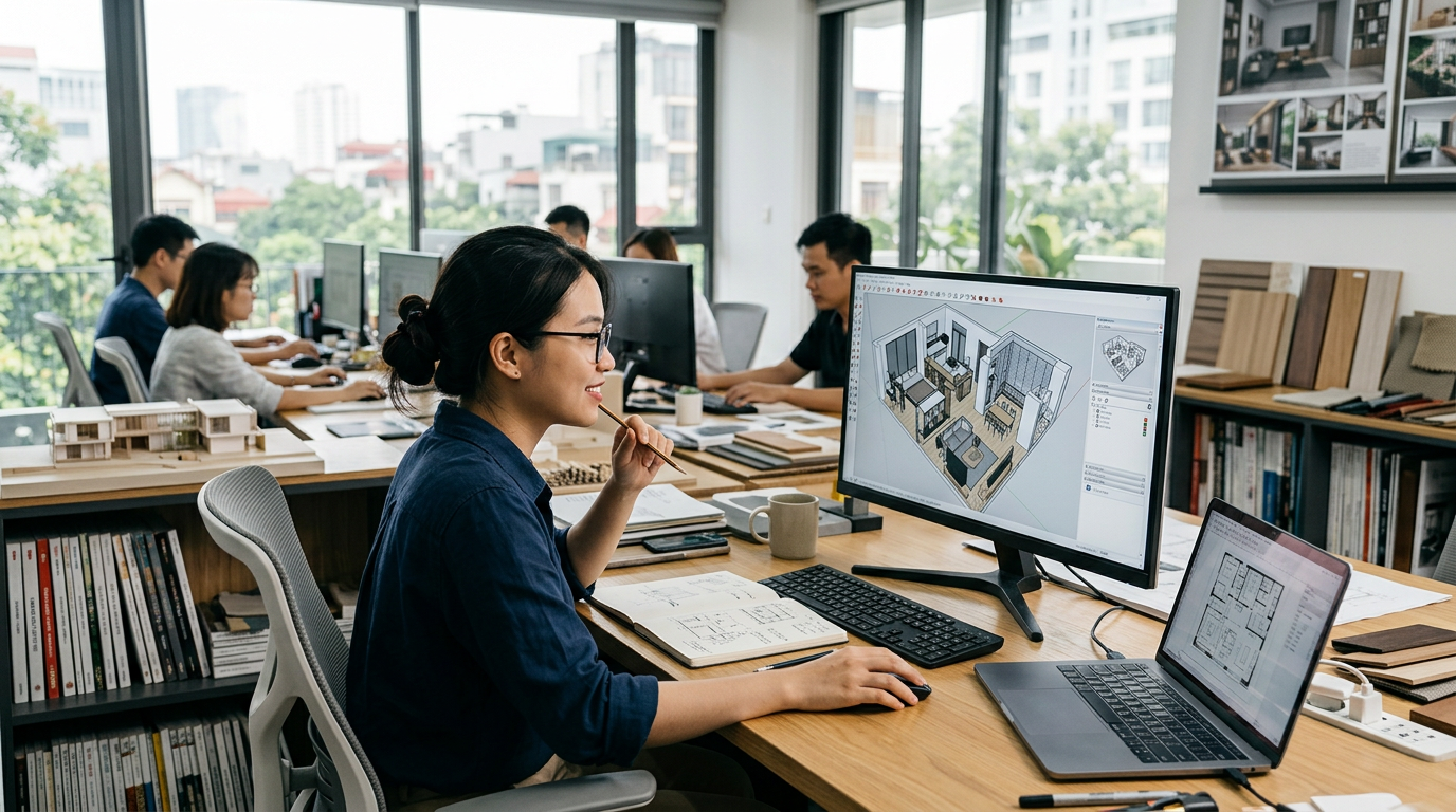 tuyển thiết kế nội thất