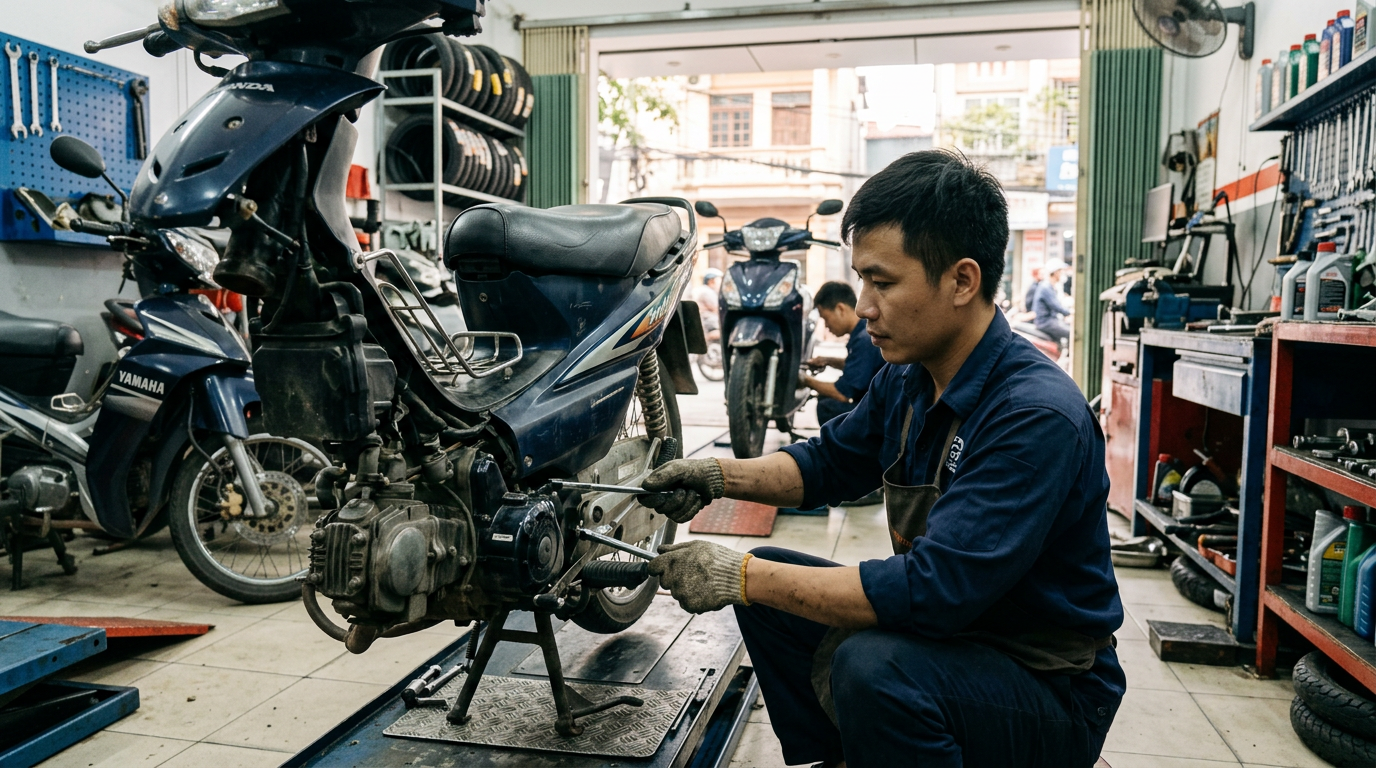 tuyển dụng thợ sửa xe máy