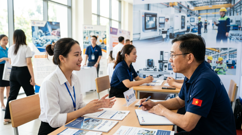 USS Việt Nam tuyển dụng: Cơ hội việc làm kỹ thuật cao, môi trường an toàn