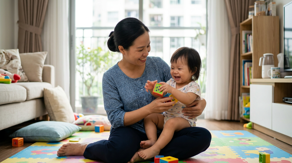 Việc làm Bảo mẫu chăm sóc trẻ: Yêu trẻ, thu nhập tốt, bao ăn ở