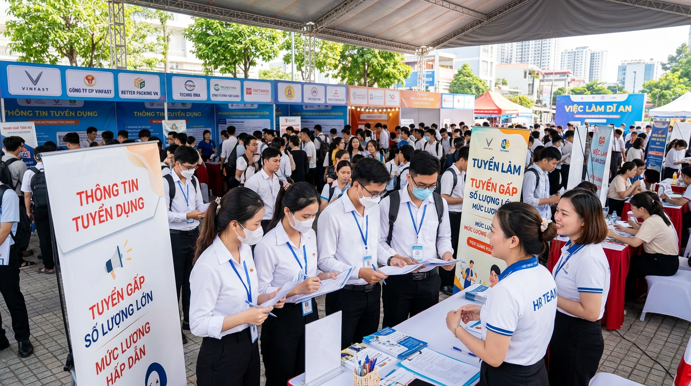 việc làm dĩ an bình dương