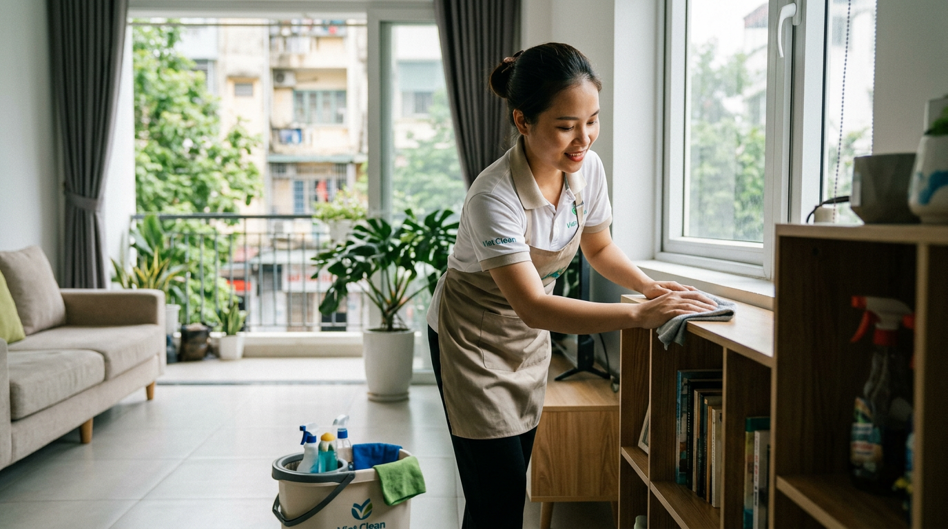 việc làm dọn dẹp nhà cửa