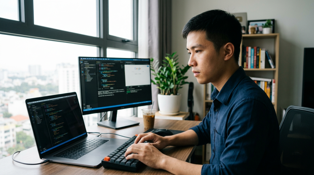 Việc làm IT tại nhà (Remote): Linh hoạt thời gian, thu nhập tính bằng USD