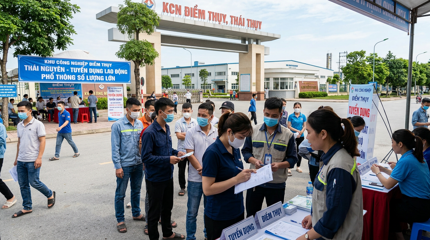 việc làm kcn điềm thụy