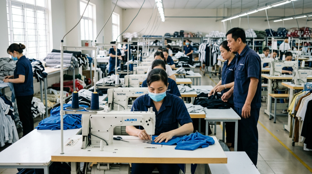 Việc làm ngành Dệt may: Tuyển thợ may, quản đốc xưởng thu nhập ổn định