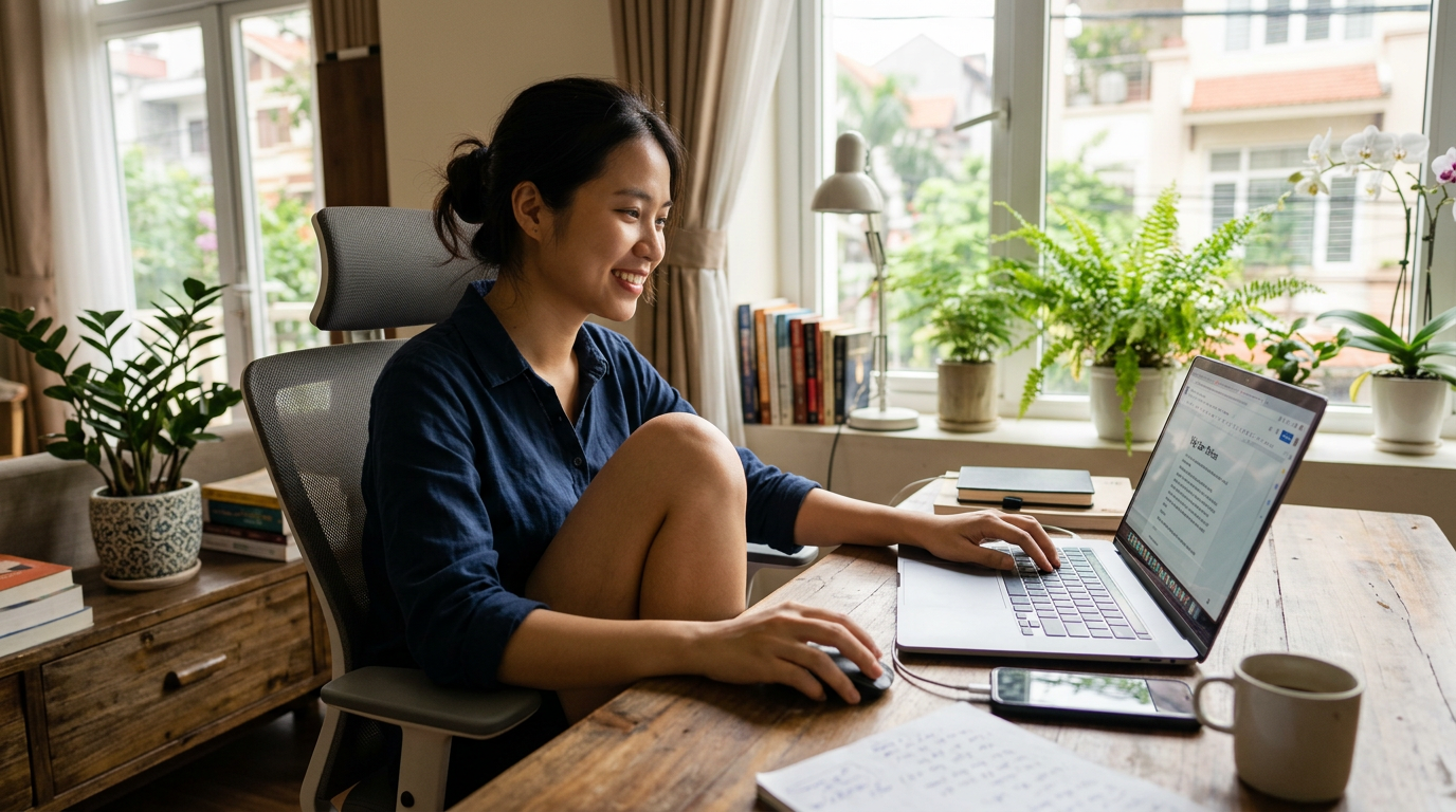 việc làm online tại nhà không cọc