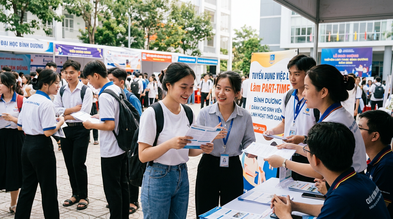 việc làm part time bình dương