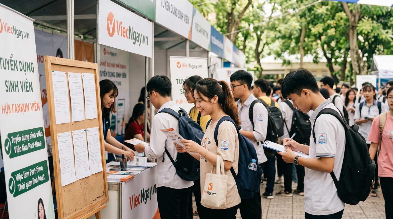 việc làm part time cho sinh viên