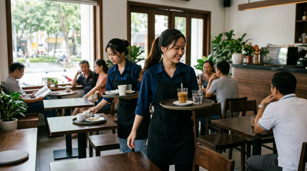 Việc làm Part-time Đà Nẵng: Tuyển nhân viên chạy bàn, cafe ca gãy cho sinh viên