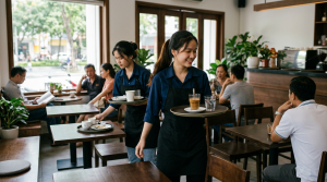 Việc làm Part-time Đà Nẵng: Tuyển nhân viên chạy bàn, cafe ca gãy cho sinh viên