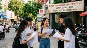 Việc làm Part-time Gò Vấp: Không yêu cầu kinh nghiệm, xoay ca linh hoạt