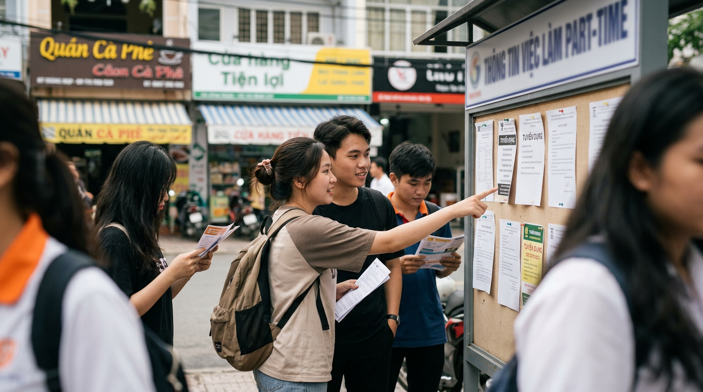 việc làm part time tân bình