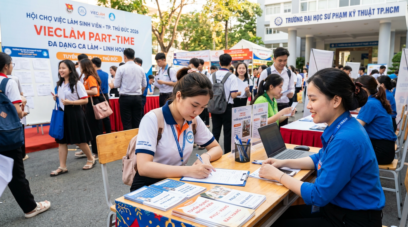 việc làm part time thủ đức