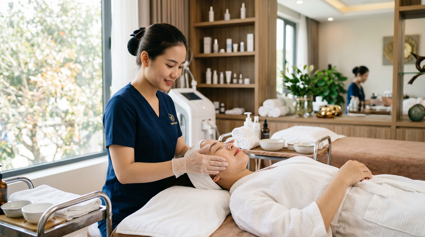 việc làm spa chăm sóc da