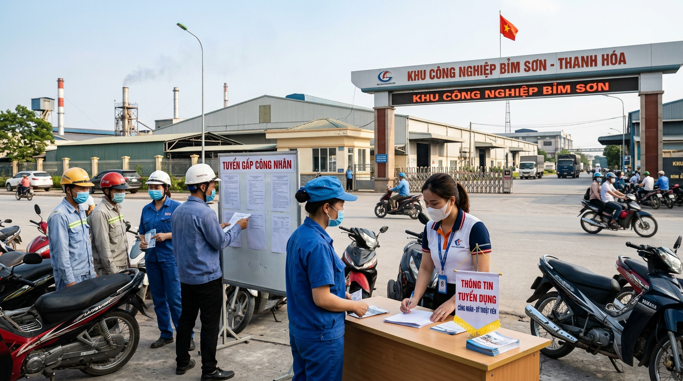 việc làm tại kcn bỉm sơn