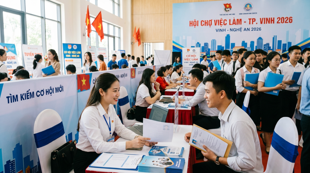 Việc làm tại Vinh - Nghệ An: Tổng hợp các vị trí hot nhất, đi làm ngay