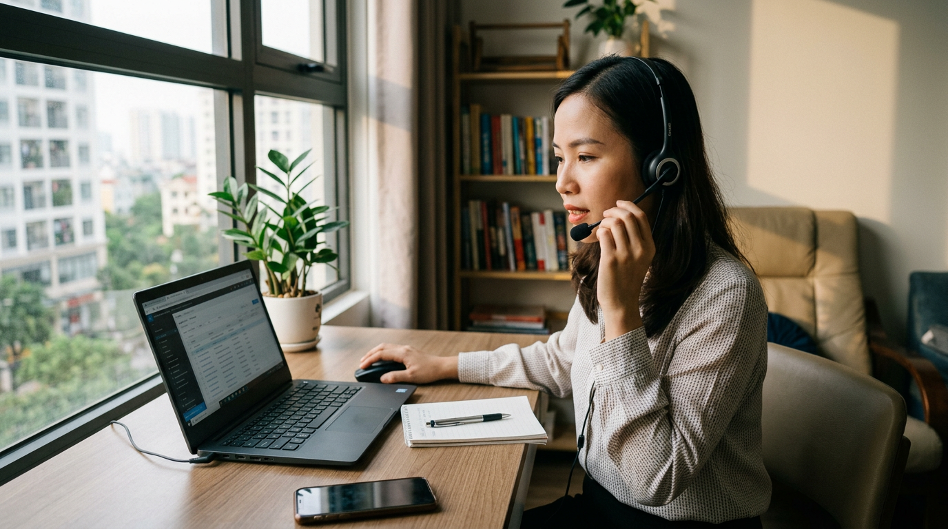 việc làm telesale tại nhà