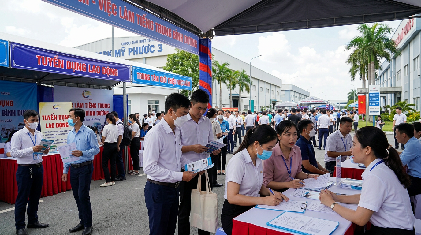 việc làm tiếng trung bình dương