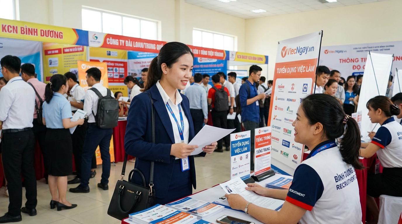 việc làm tiếng trung bình dương