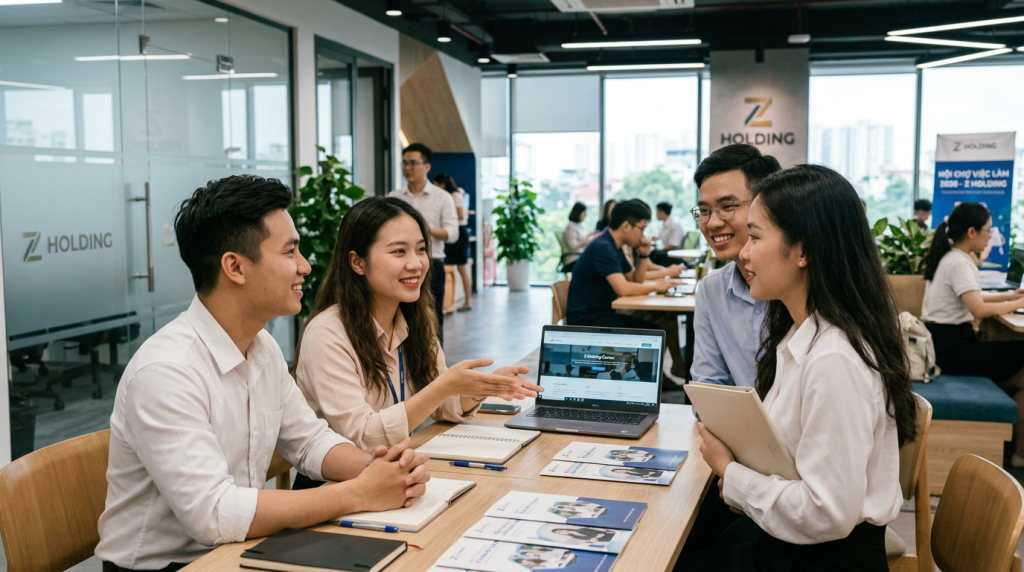Z Holding tuyển dụng: Tham gia đội ngũ nhân sự trẻ trung, sáng tạo